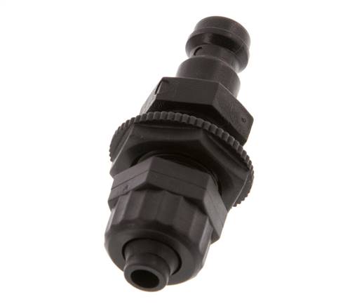 Laiton DN 5 Coupleur d'Air Bouchon 6x8 mm Écrou Union Bulkhead