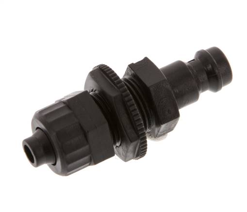 Laiton DN 5 Coupleur d'Air Bouchon 6x8 mm Écrou Union Bulkhead
