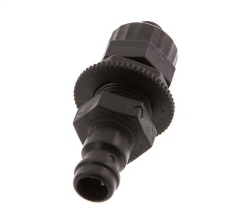 Laiton DN 5 Coupleur d'Air Bouchon 6x8 mm Écrou Union Bulkhead
