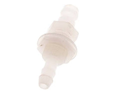 PVDF DN 5 Bouchon d'accouplement 6 mm Pilier de tuyau Bulkhead
