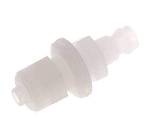 PVDF DN 5 Bouchon d'accouplement 6x8 mm Écrou union Bulkhead