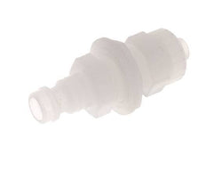 PVDF DN 5 Bouchon d'accouplement 6x8 mm Écrou union Bulkhead