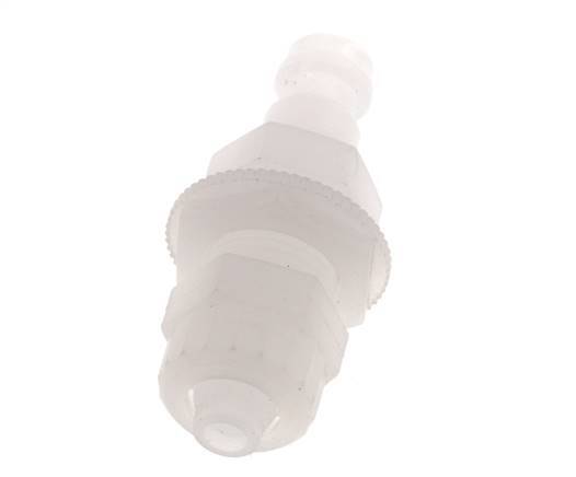 PVDF DN 5 Bouchon d'accouplement 6x8 mm Écrou union Bulkhead