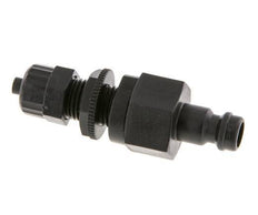 Raccord d'air DN 5 en laiton Bouchon 4x6 mm écrou-union Bulkhead Double Shut-Off
