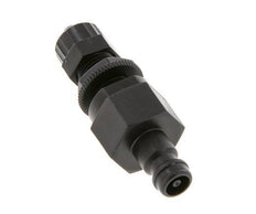 Raccord d'air DN 5 en laiton Bouchon 4x6 mm écrou-union Bulkhead Double Shut-Off