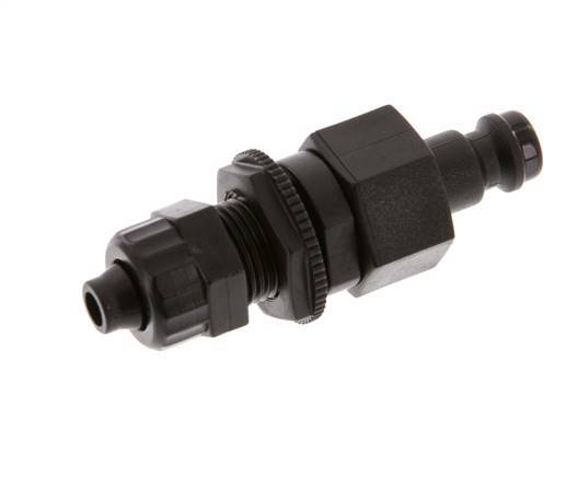 Laiton DN 5 Coupleur d'air Bouchon 6x8 mm Écrou union Bulkhead Double obturation