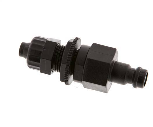 Laiton DN 5 Coupleur d'air Bouchon 6x8 mm Écrou union Bulkhead Double obturation