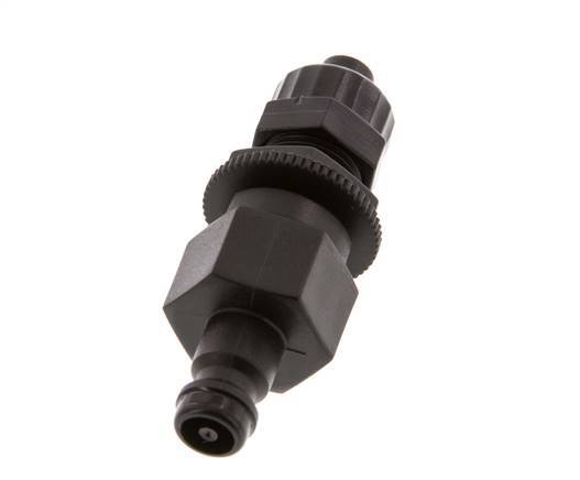 Laiton DN 5 Coupleur d'air Bouchon 6x8 mm Écrou union Bulkhead Double obturation