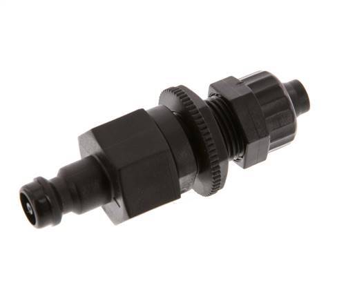 Laiton DN 5 Coupleur d'air Bouchon 6x8 mm Écrou union Bulkhead Double obturation