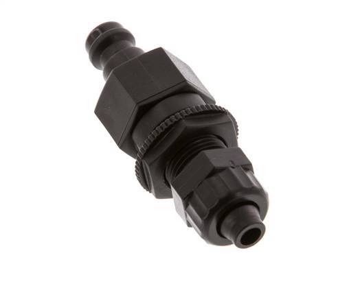 Laiton DN 5 Coupleur d'air Bouchon 6x8 mm Écrou union Bulkhead Double obturation