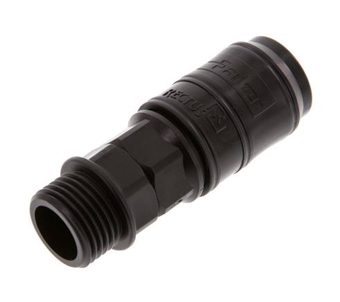 POM DN 7.2 Manchon d'accouplement G filetage mâle 1/2 pouce