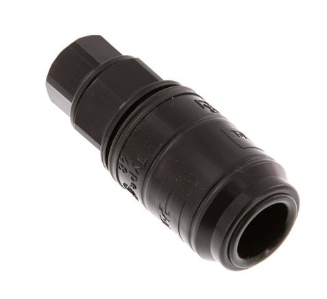 POM DN 7.2 Manchon d'accouplement G Filets femelles 1/4 pouce