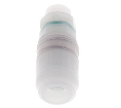 PVDF DN 7.2 Coupling Socket G 3/8 inch Male Threads