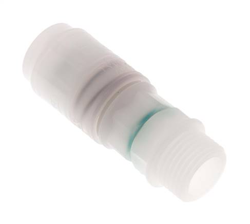 PVDF DN 7.2 Manchon d'accouplement G filetage mâle 1/2 pouce