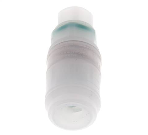 PVDF DN 7.2 Manchon d'accouplement G Filets femelles 1/4 pouce