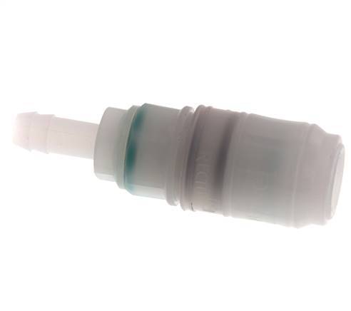 PVDF DN 7.2 Manchon d'accouplement 9 mm Pilier de tuyau