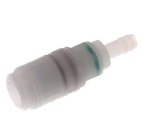 PVDF DN 7.2 Manchon d'accouplement 9 mm Pilier de tuyau