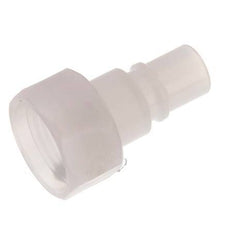 PVDF DN 7.2 Coupling Plug G 3/8 inch Female Threads