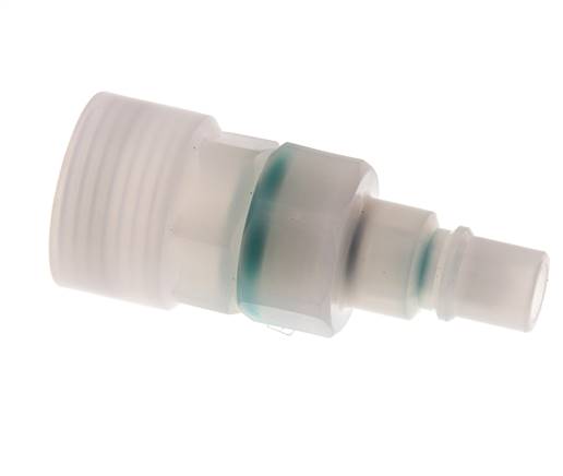 PVDF DN 7.2 Bouchon d'accouplement G 1/2 pouce filetage femelle double obturation