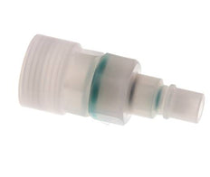 PVDF DN 7.2 Bouchon d'accouplement G 1/2 pouce filetage femelle double obturation