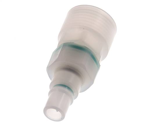 PVDF DN 7.2 Bouchon d'accouplement G 1/2 pouce filetage femelle double obturation