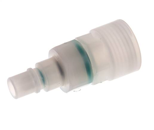PVDF DN 7.2 Bouchon d'accouplement G 1/2 pouce filetage femelle double obturation