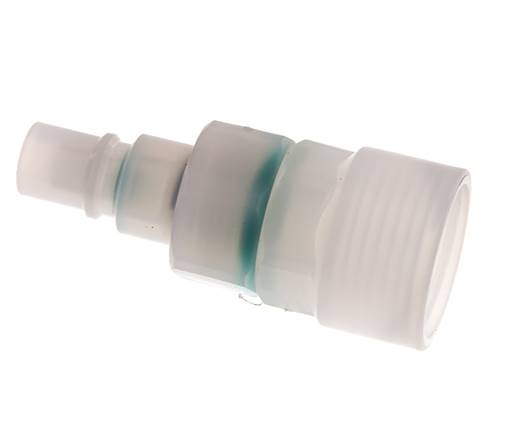 PVDF DN 7.2 Bouchon d'accouplement G 1/2 pouce filetage femelle double obturation