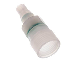 PVDF DN 7.2 Bouchon d'accouplement G 1/2 pouce filetage femelle double obturation