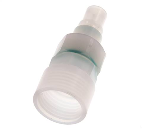 PVDF DN 7.2 Bouchon d'accouplement G 1/2 pouce filetage femelle double obturation