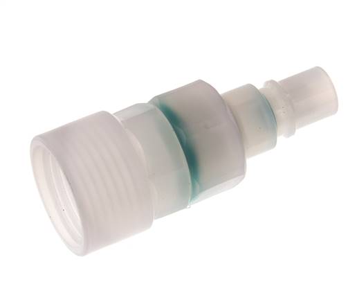 PVDF DN 7.2 Bouchon d'accouplement G 1/2 pouce filetage femelle double obturation