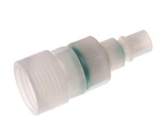 PVDF DN 7.2 Bouchon d'accouplement G 1/2 pouce filetage femelle double obturation