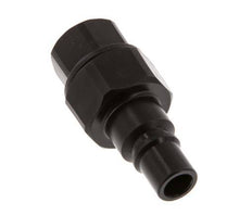 POM DN 7.2 Coupling Plug G 1/4 inch Female Threads Double Shut-Off