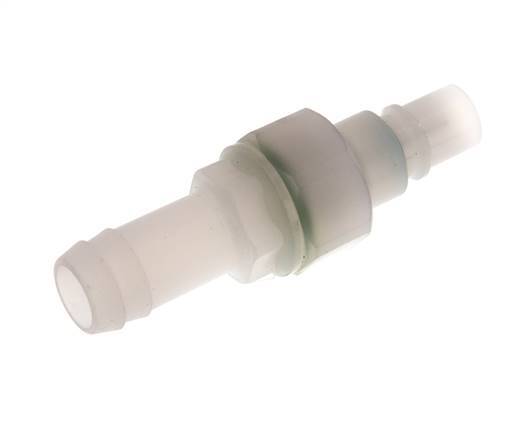 PVDF DN 7.2 Coupling Plug 13 mm Hose Pillar