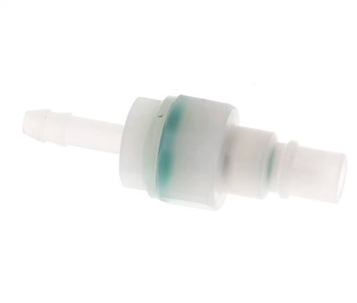 PVDF DN 7.2 Bouchon d'accouplement 6 mm Pilier de tuyau double obturation