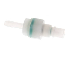 PVDF DN 7.2 Bouchon d'accouplement 6 mm Pilier de tuyau double obturation