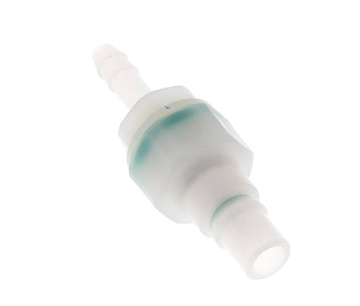 PVDF DN 7.2 Bouchon d'accouplement 6 mm Pilier de tuyau double obturation