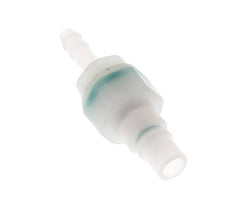 PVDF DN 7.2 Bouchon d'accouplement 6 mm Pilier de tuyau double obturation