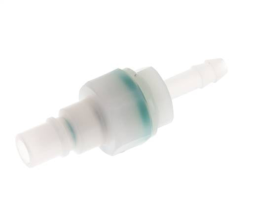 PVDF DN 7.2 Bouchon d'accouplement 6 mm Pilier de tuyau double obturation