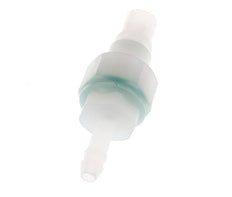 PVDF DN 7.2 Bouchon d'accouplement 6 mm Pilier de tuyau double obturation