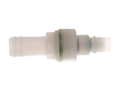 PVDF DN 7.2 Bouchon d'accouplement 13 mm Pilier de tuyau double obturation