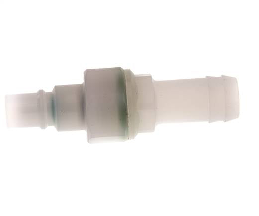 PVDF DN 7.2 Bouchon d'accouplement 13 mm Pilier de tuyau double obturation