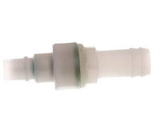 PVDF DN 7.2 Bouchon d'accouplement 13 mm Pilier de tuyau double obturation