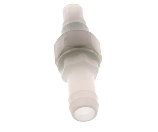 PVDF DN 7.2 Bouchon d'accouplement 13 mm Pilier de tuyau double obturation