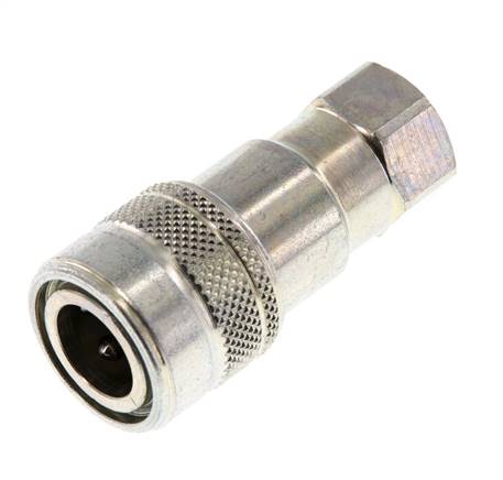 Acier Coupleur hydraulique DN 5 Embout G 1/8 pouce filetage femelle ISO 7241-1 B D 10.9mm