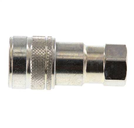 Acier Coupleur hydraulique DN 5 Embout G 1/8 pouce filetage femelle ISO 7241-1 B D 10.9mm