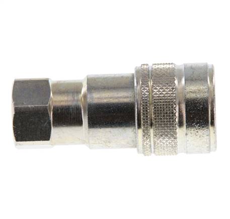 Acier Coupleur hydraulique DN 5 Embout G 1/8 pouce filetage femelle ISO 7241-1 B D 10.9mm