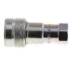 Acier Coupleur hydraulique DN 6.3 Embout G 1/4 pouce filetage femelle ISO 7241-1 B D 14.2mm