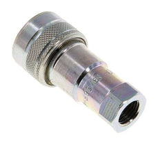 Acier Coupleur hydraulique DN 6.3 Embout G 1/4 pouce filetage femelle ISO 7241-1 B D 14.2mm