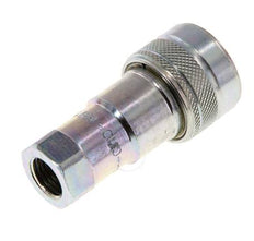 Acier Coupleur hydraulique DN 6.3 Embout G 1/4 pouce filetage femelle ISO 7241-1 B D 14.2mm
