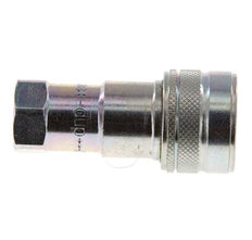 Acier Coupleur hydraulique DN 6.3 Embout G 1/4 pouce filetage femelle ISO 7241-1 B D 14.2mm